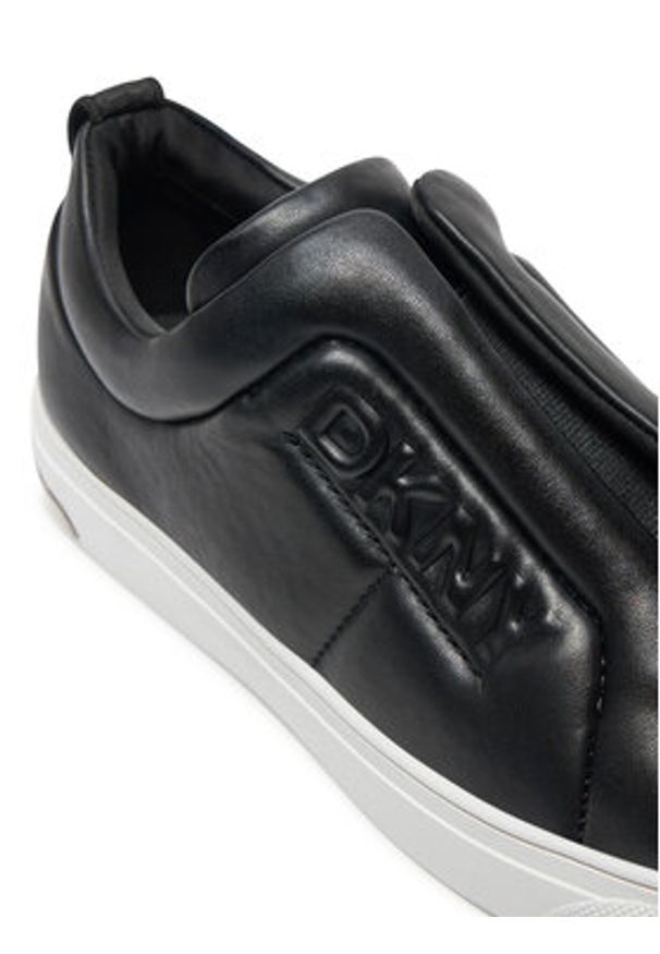 DKNY Sneakersy Abelina K3464220 Czarny. Kolor: czarny. Materiał: skóra