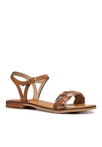Geox Sandały D Maddalusiac D65YME 0KFKY CD62L Brązowy. Kolor: brązowy. Materiał: skóra #5