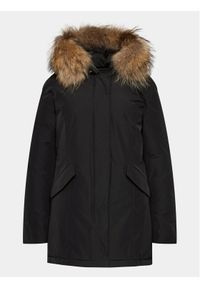 Woolrich Kurtka puchowa Arctic Raccoon CFWWOU0538FRUT0001 Czarny Regular Fit. Kolor: czarny. Materiał: bawełna