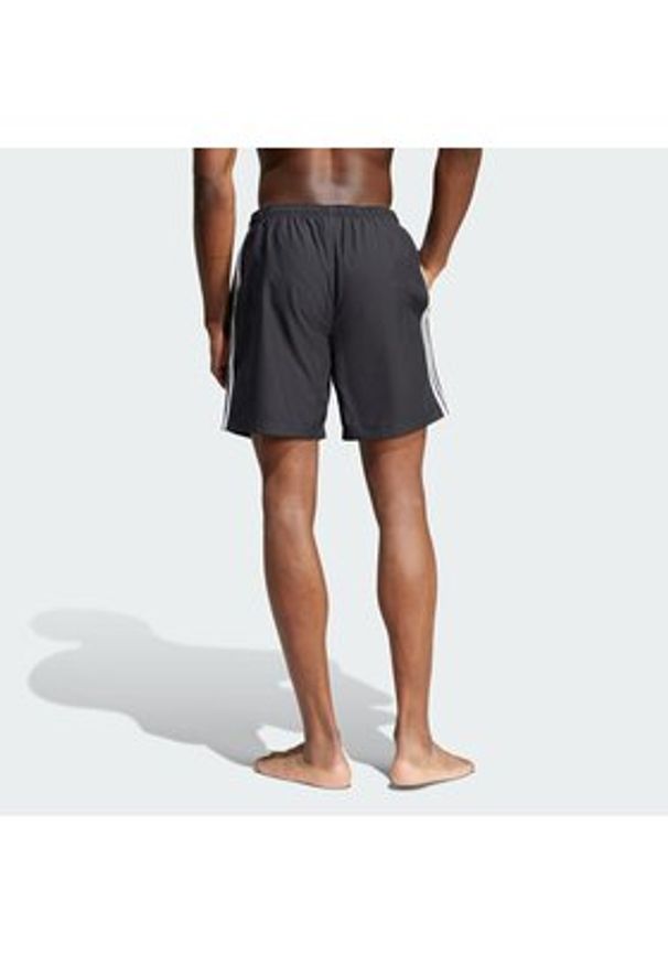 Adidas - adidas Szorty kąpielowe adicolor 3-Stripes JD0960 Czarny Regular Fit. Kolor: czarny. Materiał: syntetyk