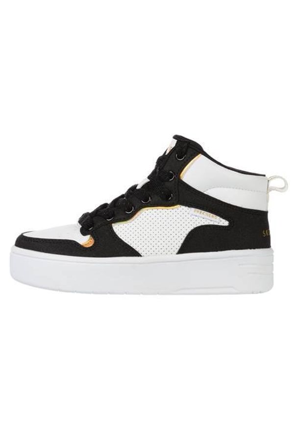 skechers - Buty do chodzenia dla dzieci Skechers Court High shine Kic. Kolor: wielokolorowy. Materiał: materiał, syntetyk. Szerokość cholewki: normalna. Sport: turystyka piesza