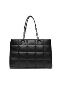 Calvin Klein Torebka Square Quilt Chain Shopper K60K612019 Czarny. Kolor: czarny. Materiał: skórzane #2
