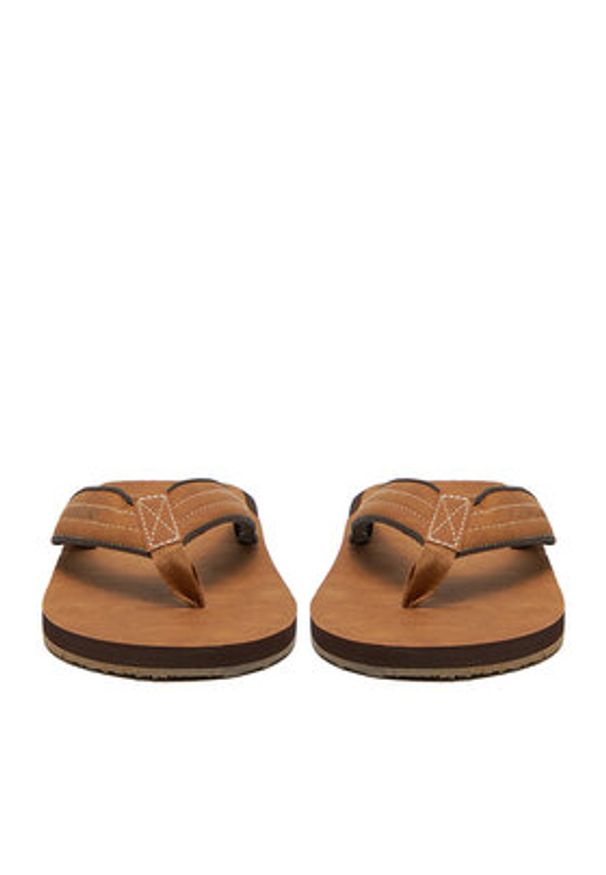 Quiksilver Japonki 808416 Brązowy. Kolor: brązowy. Materiał: materiał