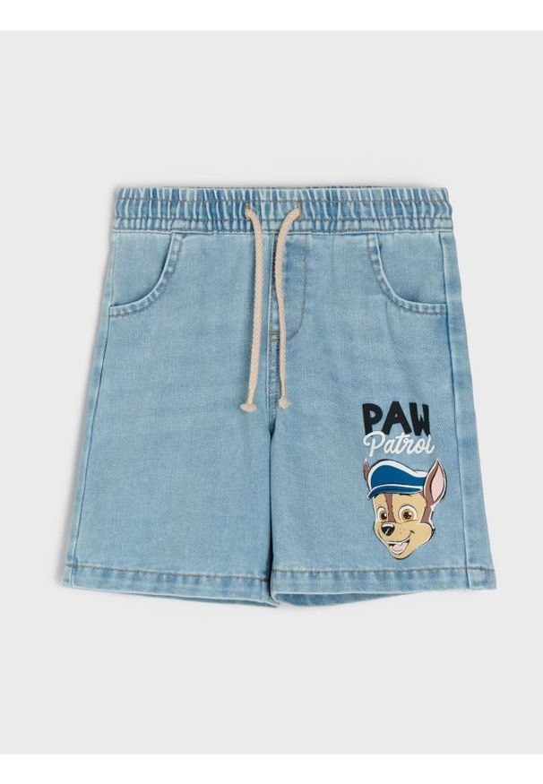 Sinsay - Szorty jeansowe PAW Patrol - niebieski. Kolor: niebieski. Materiał: jeans