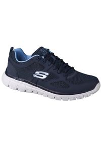 skechers - Buty sportowe Sneakersy męskie, Skechers Burns-Agoura. Kolor: niebieski. Sport: turystyka piesza