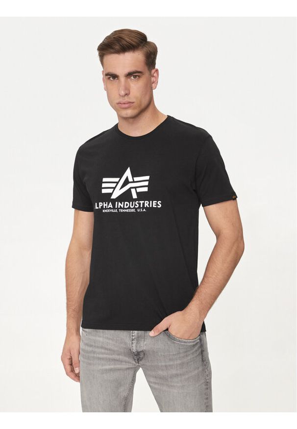 Alpha Industries Komplet 2 t-shirtów Basic 106524 Biały Regular Fit. Kolor: biały. Materiał: bawełna