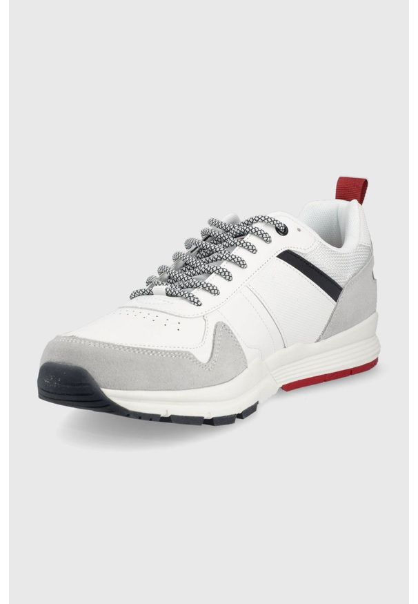 U.S. Polo Assn. sneakersy kolor biały. Zapięcie: sznurówki. Kolor: biały. Materiał: guma