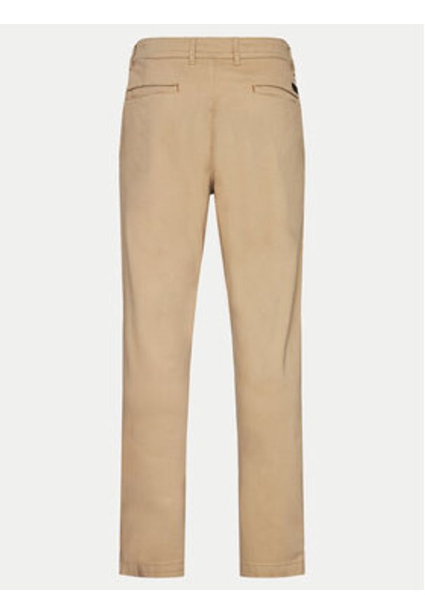 INDICODE Chinosy Kellen 60-336 Beżowy Slim Fit. Kolor: beżowy. Materiał: bawełna