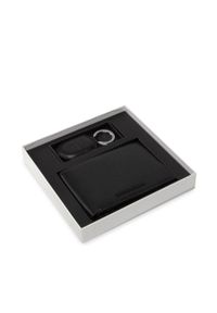 Zestaw upominkowy Emporio Armani Y4R222 Y068E 80001 Black. Kolor: czarny. Materiał: skóra #1
