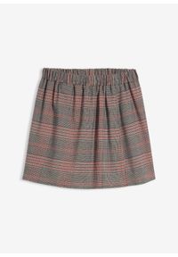bonprix - Spódnica z wygodnym paskiem w talii. Kolor: beżowy. Długość: krótkie #1