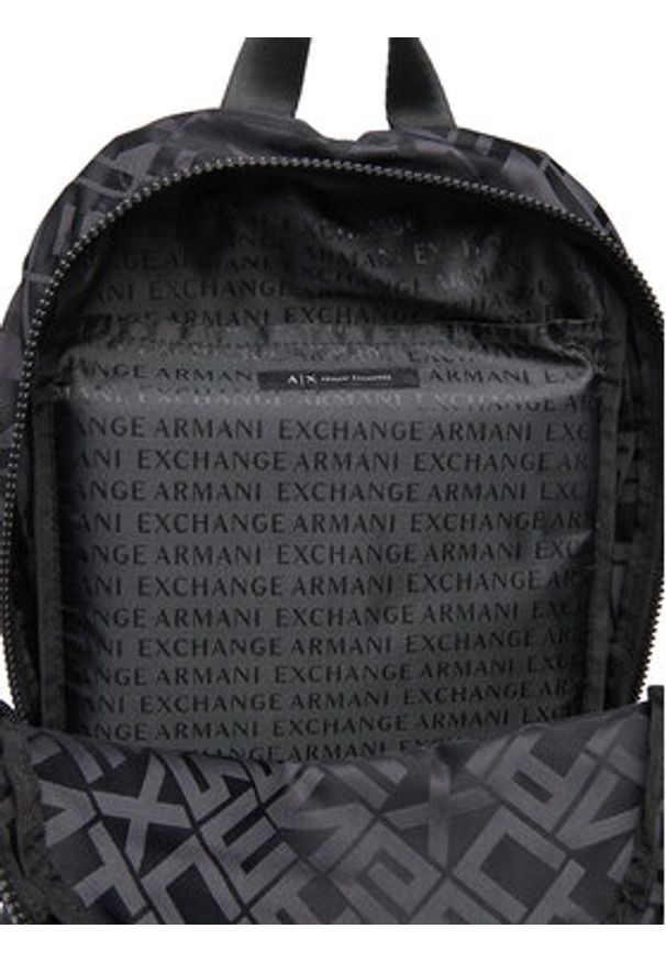 Armani Exchange Plecak XM000963 AF13926 FC013 Czarny. Kolor: czarny. Materiał: materiał