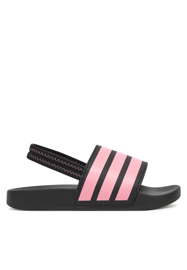 Adidas - adidas Sandały adilette Estrap JR5330 Czarny. Kolor: czarny