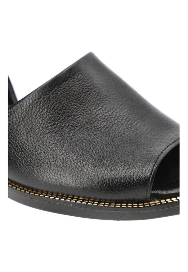 Czarne Sandały Armodo Wygodne Obuwie Damskie. Okazja: na co dzień. Zapięcie: pasek. Kolor: czarny. Wzór: aplikacja. Styl: casual, klasyczny