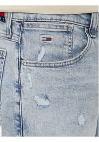 Tommy Jeans Szorty jeansowe Ronnie DM0DM18796 Niebieski Slim Fit. Kolor: niebieski. Materiał: bawełna