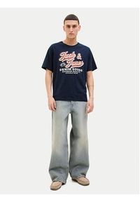 Jack & Jones - Jack&Jones T-Shirt Logo 12279535 Granatowy Standard Fit. Kolor: niebieski. Materiał: bawełna #3