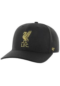 47 Brand - Czapka z daszkiem męska Liverpool FC Snapback Cap. Kolor: czarny. Materiał: akryl, wełna