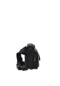 Big Star Accessories - Torba damska Big Star, materiał tekstylny w czarnym kolorze z kompaktową konstrukcją regulowanym paskiem z klamrą oraz zamykanymi kieszeniami na zame. Kolor: czarny. Styl: elegancki, casual #2