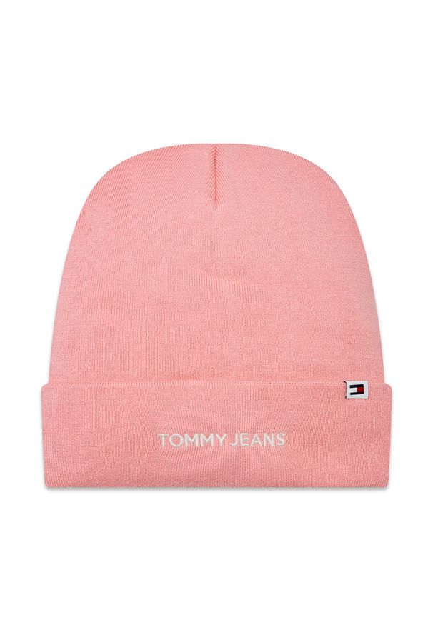 Czapka Tommy Jeans. Kolor: różowy