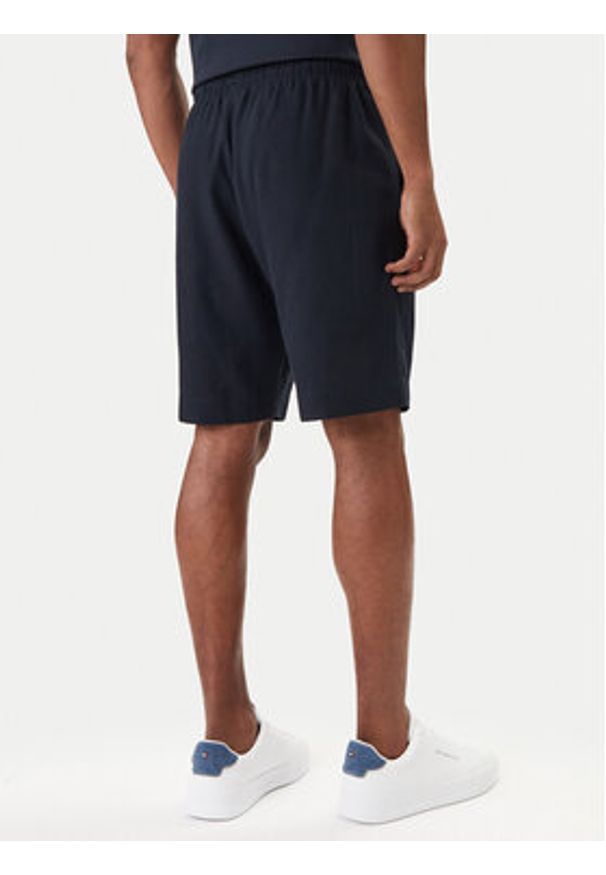 Emporio Armani Szorty materiałowe EM000681 AF20590 UB102 Granatowy Regular Fit. Kolor: niebieski. Materiał: wiskoza