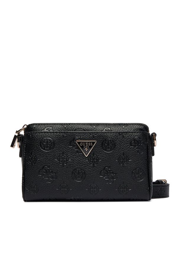 Guess Torebka Cresidia II Mini HWPD98 88720 Czarny. Kolor: czarny. Materiał: skórzane