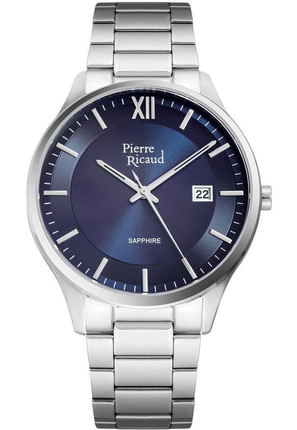 Zegarek męski Pierre Ricaud P97262.5165Q srebrny. Kolor: srebrny