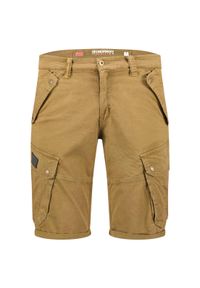 Bermudy Geographical Norway PRODOL EO MEN 063 khaki męska (SX1427H/GNO-Kaki). Kolor: zielony. Sport: turystyka piesza #1