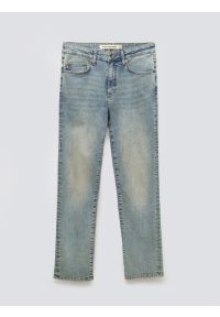 Big-Star - Jeansy męskie dopasowane niebieskie Terry High Waist 185. Okazja: na co dzień. Stan: podwyższony. Kolor: niebieski. Styl: casual, klasyczny #6