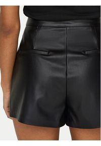only - ONLY Szorty z imitacji skóry Tricia 15287184 Czarny Baggy Fit. Kolor: czarny. Materiał: skóra #6