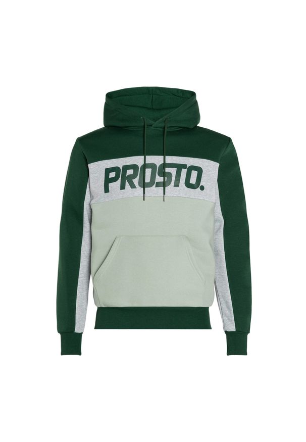 Prosto - Bluza męska PROSTO Hoodie Quazz. Kolor: zielony