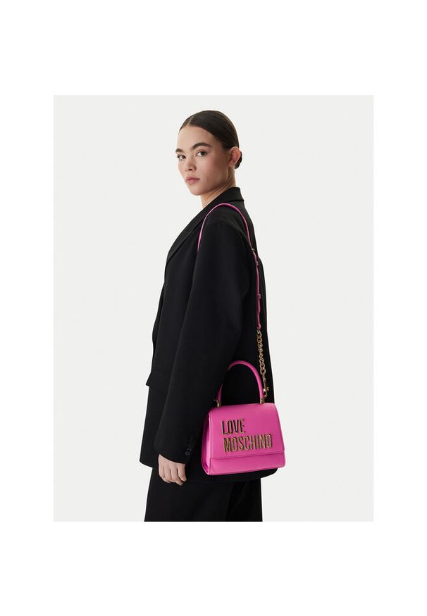 Love Moschino - Torebka LOVE MOSCHINO. Kolor: różowy