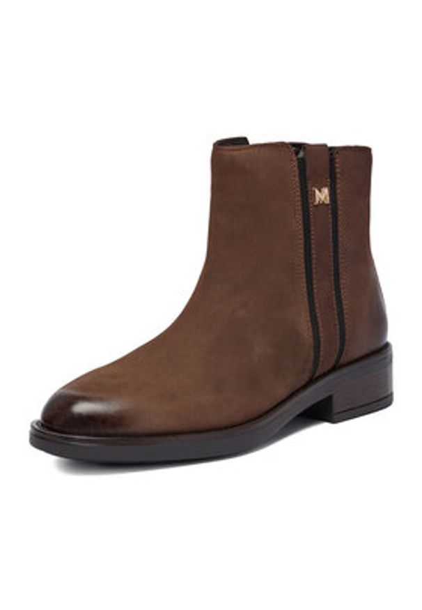 MEXX Botki CEO-MX/032C-WI23 Brązowy. Kolor: brązowy. Materiał: skóra, nubuk