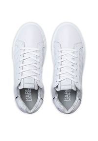 Sneakersy damskie białe Karl Lagerfeld Maxi Kup. Okazja: do pracy, na spacer, na co dzień. Kolor: biały. Sport: turystyka piesza #6