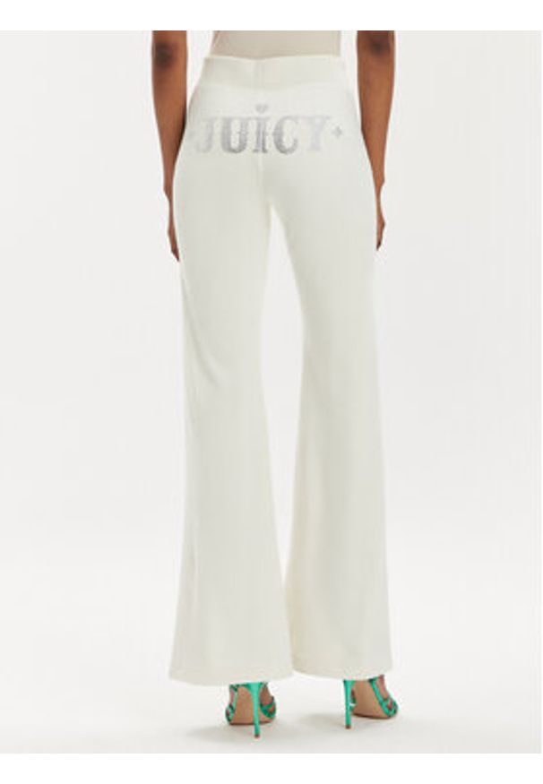 Juicy Couture Spodnie dresowe Rodeo Layla JCBBJ223823 Écru Regular Fit. Materiał: syntetyk