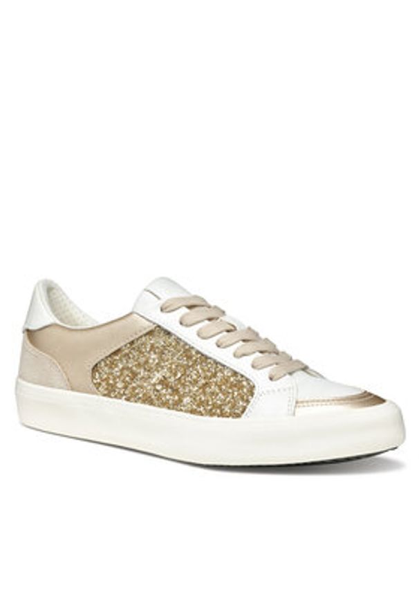 Geox Sneakersy D Emmeleny D550UE 085EW C0232 Złoty. Kolor: złoty. Materiał: skóra