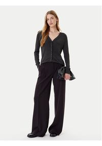 Calvin Klein Kardigan LV044C346G Szary Regular Fit. Kolor: szary. Materiał: wiskoza #3