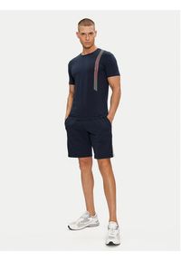 Emporio Armani Underwear T-Shirt 111971 4R525 00135 Granatowy Slim Fit. Kolor: niebieski. Materiał: bawełna