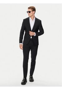 Hugo Garnitur 50450994 Czarny Extra Slim Fit. Kolor: czarny