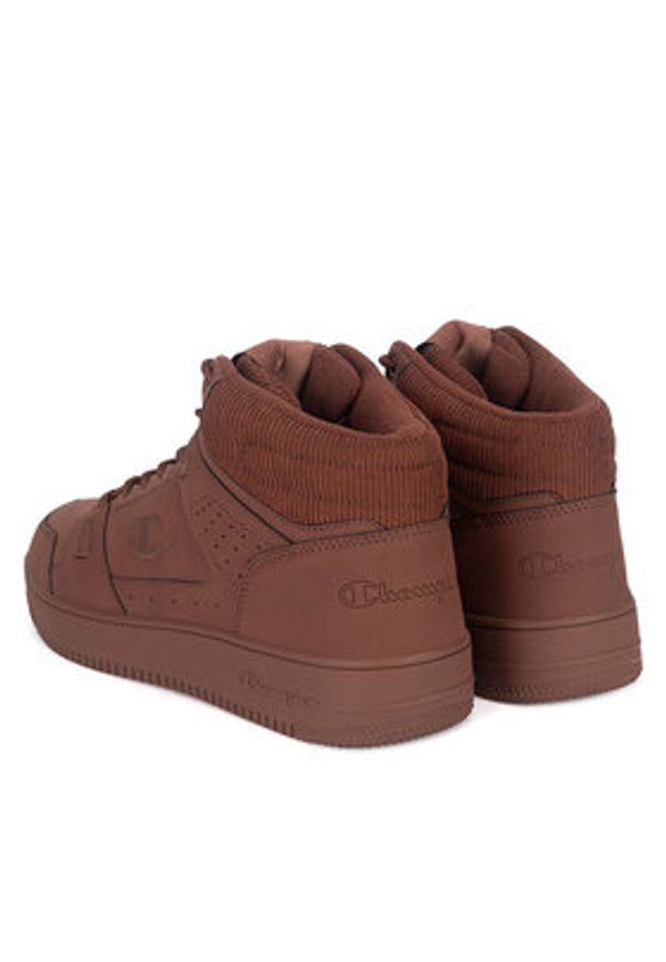 Champion Sneakersy RD18 MID CORD S22295-MS031 Brązowy. Kolor: brązowy. Materiał: materiał