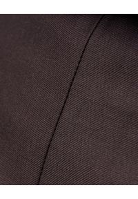 PESERICO - Brązowe spodnie z wełny. Stan: podwyższony. Kolor: brązowy. Materiał: wełna. Styl: elegancki #5