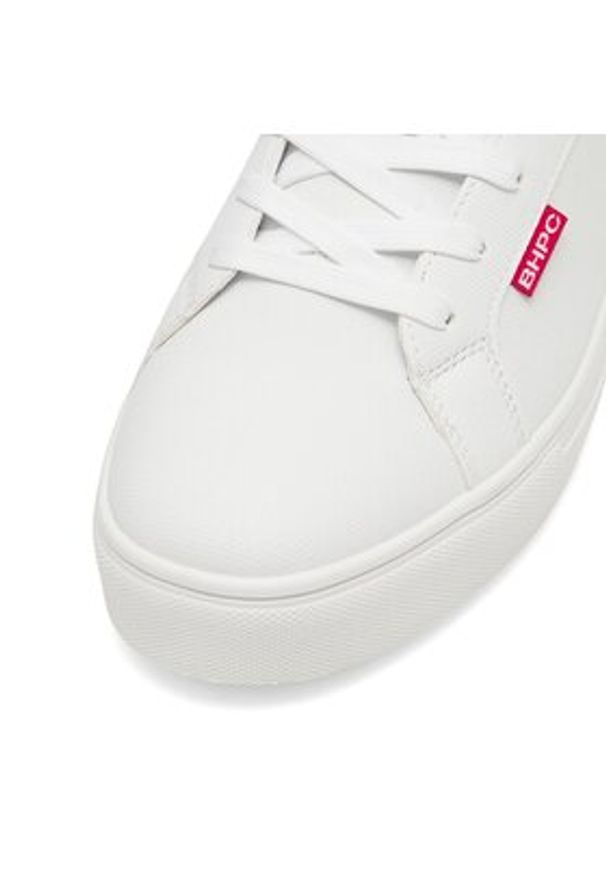 Beverly Hills Polo Club Sneakersy M-AF210880-B Biały. Kolor: biały. Materiał: skóra