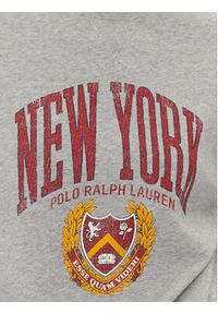 Polo Ralph Lauren Bluza 211910173001 Szary Regular Fit. Typ kołnierza: polo. Kolor: szary. Materiał: bawełna #5