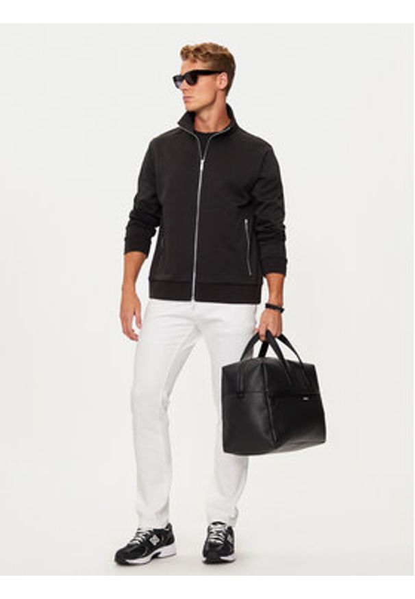 Michael Kors Bluza CF4528H5MF Czarny Regular Fit. Kolor: czarny. Materiał: bawełna, syntetyk