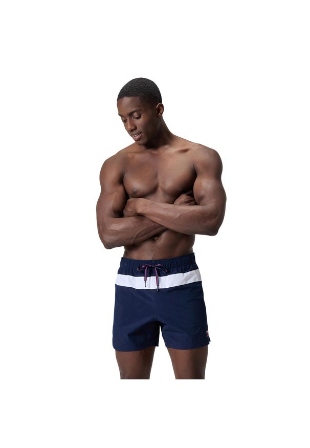 Speedo - Szorty Kąpielowe Męskie Blok Kolorystyczny Volley. Kolor: niebieski. Styl: sportowy