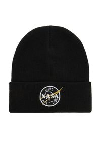 Alpha Industries Czapka Nasa Beanie 198948 Czarny. Kolor: czarny. Materiał: syntetyk #1