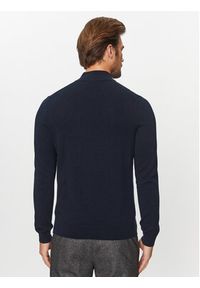 BOSS - Boss Sweter Marlo 50500782 Granatowy Regular Fit. Kolor: niebieski. Materiał: wełna #5