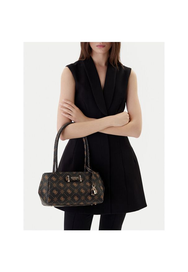 Torebka Guess. Kolor: brązowy