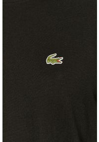 Lacoste - Longsleeve. Okazja: na co dzień. Kolor: czarny. Materiał: bawełna, poliester, dzianina. Długość rękawa: długi rękaw. Wzór: gładki. Styl: casual #5