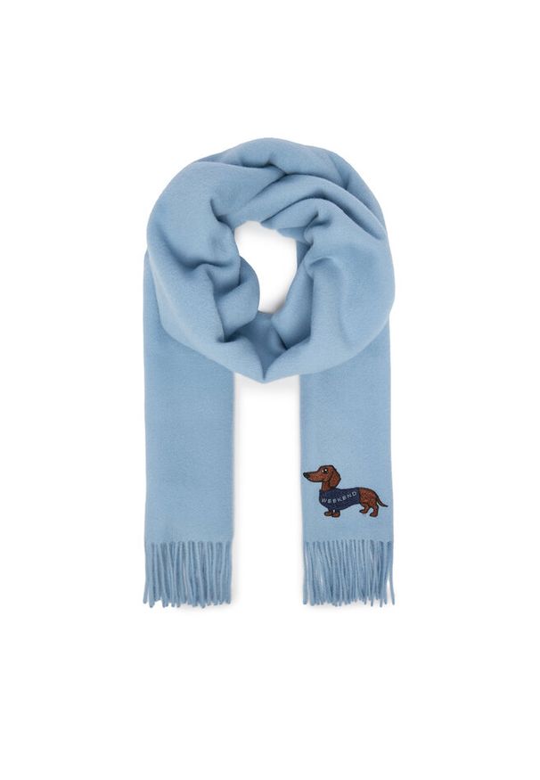 Szalik Weekend Max Mara. Kolor: niebieski