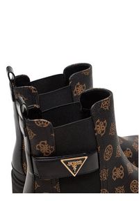 Guess Botki Bensly FLFBEN FAL10 Czarny. Kolor: czarny. Materiał: skóra #4