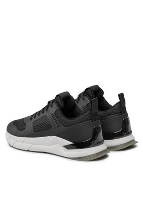 Calvin Klein Sneakersy Lace Up Runner - Caged HW0HW01996 Czarny. Kolor: czarny. Materiał: materiał